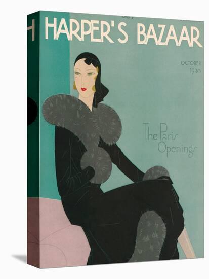 Harper's Bazaar, October 1930-null-Stretched Canvas