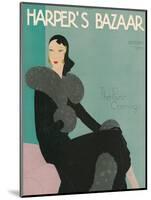 Harper's Bazaar, October 1930-null-Mounted Premium Giclee Print