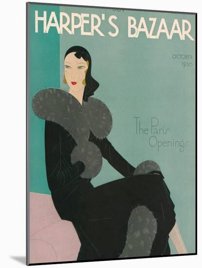 Harper's Bazaar, October 1930-null-Mounted Art Print