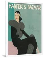 Harper's Bazaar, October 1930-null-Framed Art Print