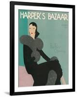 Harper's Bazaar, October 1930-null-Framed Art Print