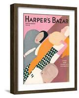 Harper's Bazaar, September 1929-null-Framed Art Print