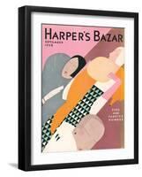 Harper's Bazaar, September 1929-null-Framed Art Print