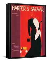 Harper's Bazaar, September 1930-null-Framed Stretched Canvas