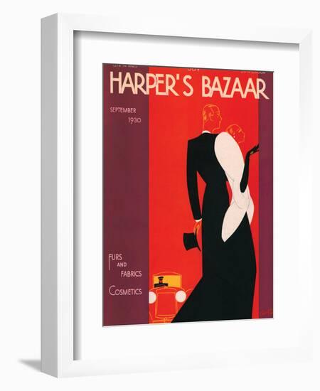 Harper's Bazaar, September 1930-null-Framed Art Print