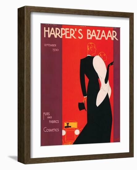 Harper's Bazaar, September 1930-null-Framed Art Print