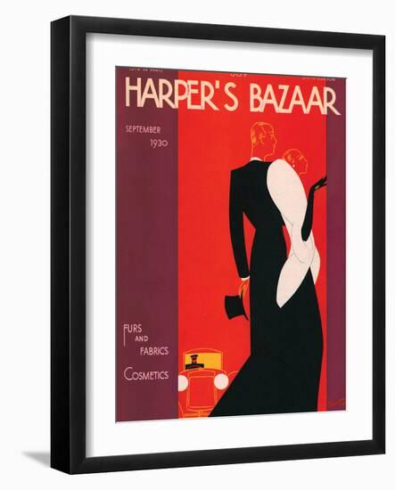 Harper's Bazaar, September 1930-null-Framed Art Print