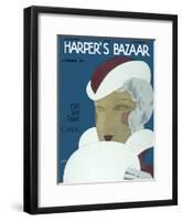 Harper's Bazaar, September 1931-null-Framed Art Print