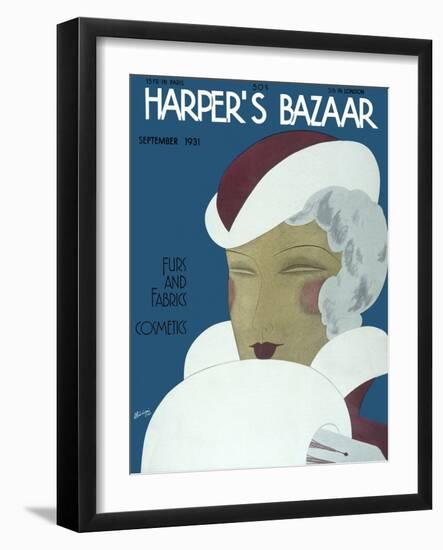 Harper's Bazaar, September 1931-null-Framed Art Print