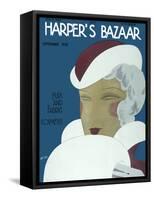 Harper's Bazaar, September 1931-null-Framed Stretched Canvas