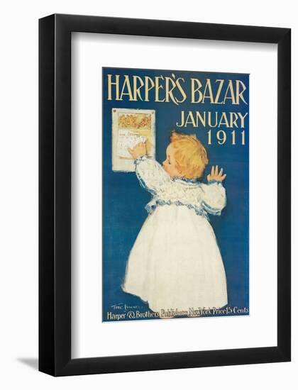 Harper's Bazar, January 1911-null-Framed Art Print