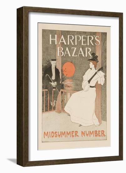 Harper's Bazar Midsummer Number Poster-null-Framed Giclee Print