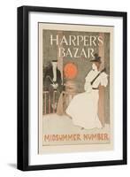 Harper's Bazar Midsummer Number Poster-null-Framed Giclee Print