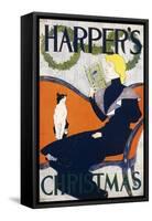 Harper's Christmas, 1894-Edward Penfield-Framed Stretched Canvas