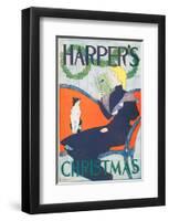 Harper's Christmas-Edward Penfield-Framed Art Print