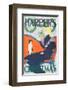 Harper's Christmas-Edward Penfield-Framed Art Print