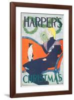 Harper's Christmas-Edward Penfield-Framed Art Print