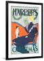 Harper's Christmas-Edward Penfield-Framed Art Print