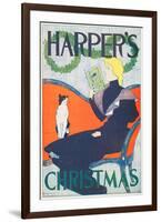 Harper's Christmas-Edward Penfield-Framed Art Print