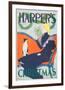 Harper's Christmas-Edward Penfield-Framed Art Print