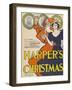 Harper's Christmas-Edward Penfield-Framed Giclee Print