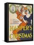 Harper's Christmas-Edward Penfield-Framed Stretched Canvas