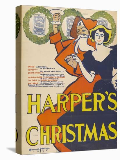 Harper's Christmas-Edward Penfield-Stretched Canvas