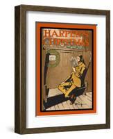 Harper's Christmas-Edward Penfield-Framed Art Print