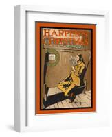 Harper's Christmas-Edward Penfield-Framed Art Print