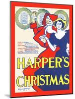 Harper's Christmas-Edward Penfield-Mounted Art Print