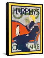 Harper's Christmas-Edward Penfield-Framed Stretched Canvas