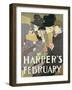 Harper's February, 1897-Edward Penfield-Framed Giclee Print