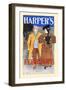 Harper's February-Edward Penfield-Framed Art Print