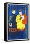 Harper's February-Edward Penfield-Framed Stretched Canvas