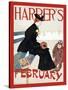 Harper's February-Edward Penfield-Stretched Canvas