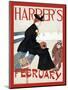 Harper's February-Edward Penfield-Mounted Art Print