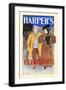 Harper's February-Edward Penfield-Framed Art Print