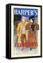 Harper's February-Edward Penfield-Framed Stretched Canvas