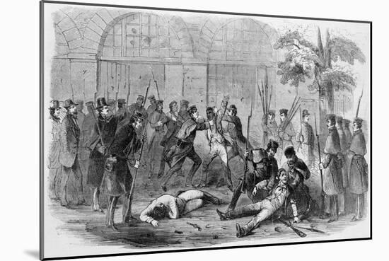 Harper's Ferry Insurrection: 1859, from 'Frank Leslie's Illustrated Newspaper', November 5th 1859-null-Mounted Giclee Print