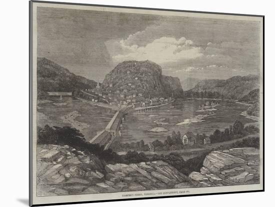 Harper's Ferry, Virginia-null-Mounted Giclee Print