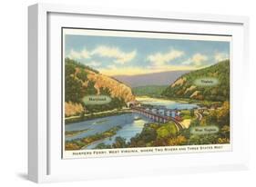 Harper's Ferry, West Virginia-null-Framed Art Print