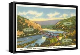 Harper's Ferry, West Virginia-null-Framed Stretched Canvas