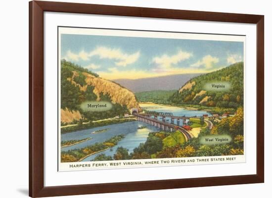 Harper's Ferry, West Virginia-null-Framed Premium Giclee Print