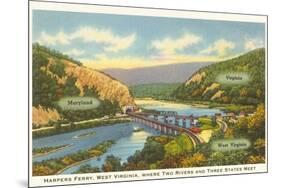 Harper's Ferry, West Virginia-null-Mounted Premium Giclee Print