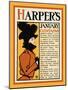 Harper's January - Roden's Corner-Edward Penfield-Mounted Art Print