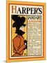 Harper's January-Roden's Corner-Edward Penfield-Mounted Art Print