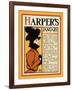 Harper's January-Roden's Corner-Edward Penfield-Framed Art Print