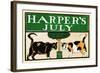 Harper's July-Edward Penfield-Framed Art Print