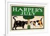 Harper's July-Edward Penfield-Framed Art Print