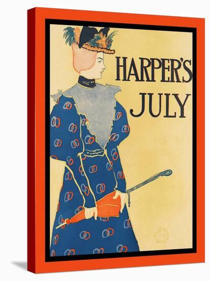 Harper's July-Edward Penfield-Stretched Canvas